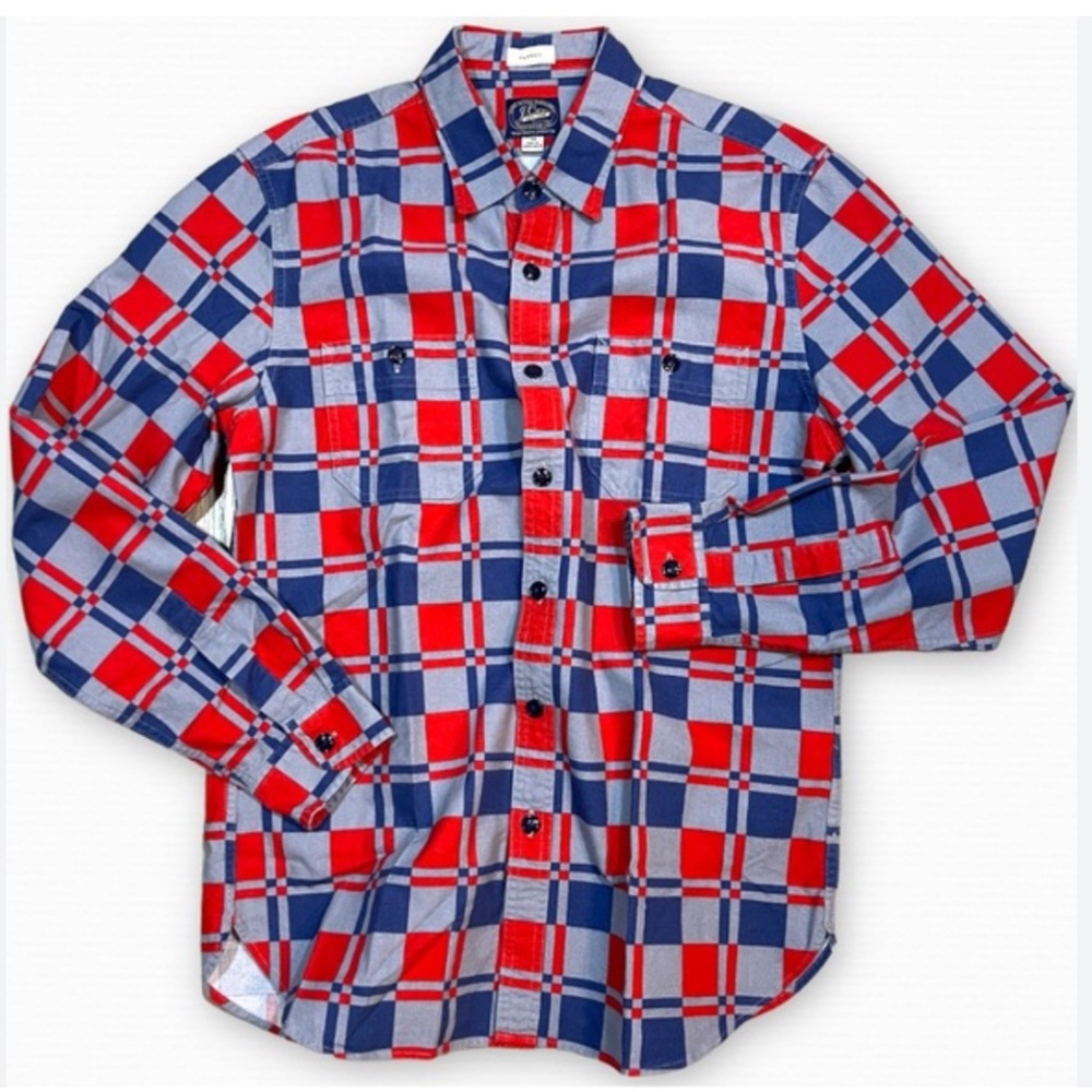 J. Crew classic fit chamois-flannel workshirt